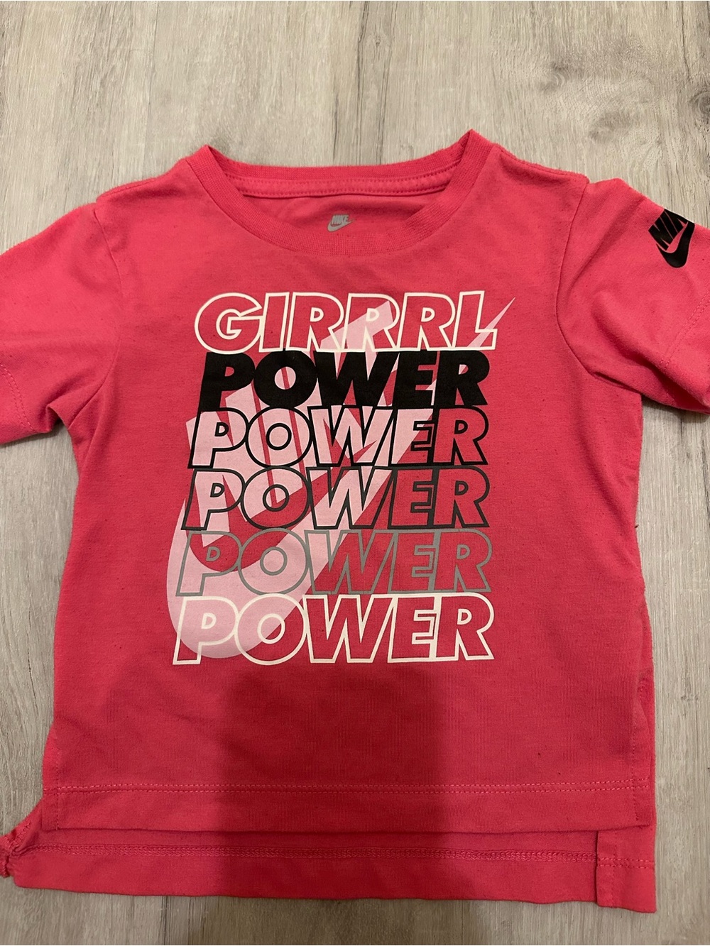 Nike Girls Pink Short Sleeve Tee